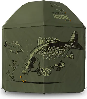 Produktbild von Angelschirm Delphin BigOne Carp 250cm mit Seitenwänden