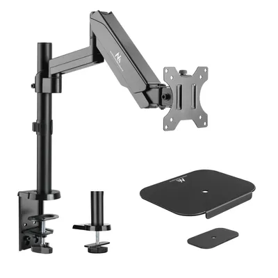 Zdjęcie produktu dla Uchwyt do monitora Maclean, podwójne ramię, ze sprężyną gazową, 17"-32", 8 kg, MC-775 + MC-929