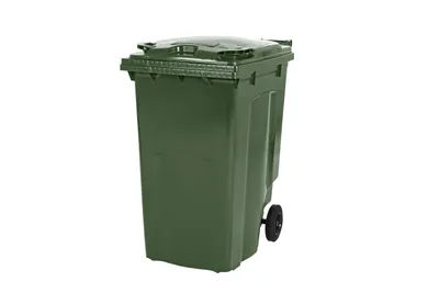 Produktbild von SARO 2 Rad Müllgroßbehälter 240 Liter -grün- Modell MGB240GR