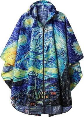Produktbild von Famanu Regenponcho für Erwachsene mit Kapuze und Reißverschluss - Wasserabweisend