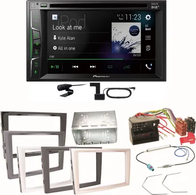 Produktbild von Pioneer AVH-A3200DAB Bluetooth  Einbauset für Opel Astra H Corsa D Zafira B Antara
