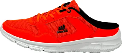 Produktbild von Nowaland Damen Herren Pantoletten Sandalette Slipper Sabots Sneaker ,Orange/Schwarz, 41