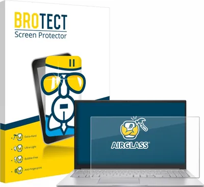 Produktbild von BROTECT Schutzglas für ASUS Vivobook 15 X1504 Schutzfolie Panzer Folie Glas Display Schutz klar
