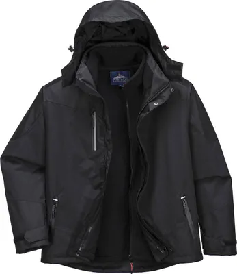 Obrázok produktu pre Portwest S553 Radial 3 in 1 Jacket Black Veľkosť XL