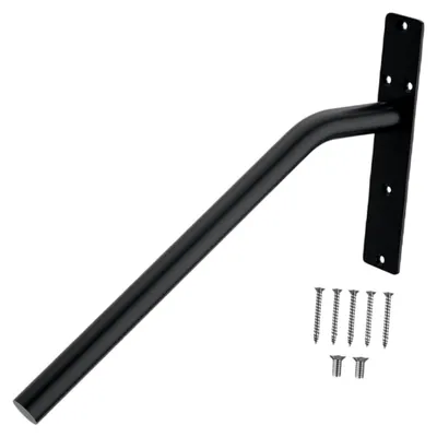 Produktbild von Treppengeländer Halterungen für Handläufe aus Metall in Schwarz