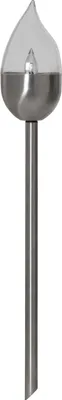 Produktbild von technik@all LED-Solar-Fackel 'Olympus', Edelstahl, 6er Set,