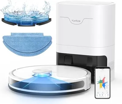 Produktbild von Roboter -Staubsauger -MOP -MOP -Funktion, Honits Q6 SE Cleaner, 3500PA gespeicherte Karten, ideales Haustierhaar, Teppichböden, Laufzeit 200 Minuten (