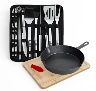 Immagine prodotto di Blackwell Barbecue & Grill Box XL – Set di utensili e accessori per barbecue da regalare