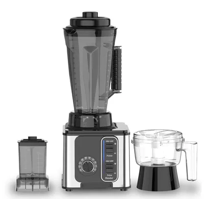 Produktbild von 3-in-1 Küchenmaschine - 4 l Fassungsvermögen - 1000 W - Standmixer - Küchenzerkleinerer - Fleischwolf - Kaffee- und Gewürzmühle
