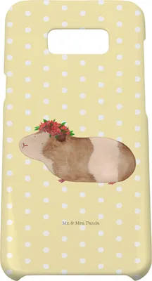 Produktbild von Mr. & Mrs. Panda Samsung Galaxy S8 plus Handyhülle  Meerschweinchen Weisheit - Gelb Pastell - Geschenk, Handy Case, Cover, Lustige Sprüche, Spruch, Realität, Motivation