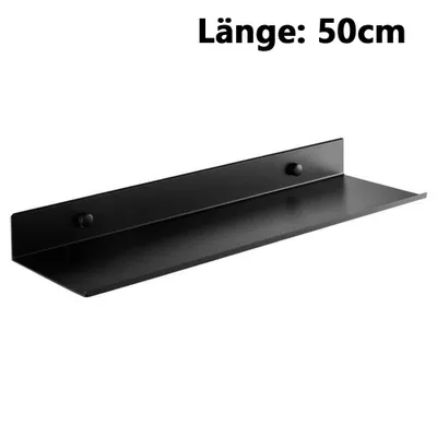 Produktbild von Duschablage selbstklebend Duschregal ohne Bohren Baderegel Anthrazit zum Kleben Wandablage Bad Regal fš¹r Badezimmer£š40cm£©