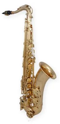 Tenorsaxophon in B, gold lackiert, mit Etui und Zubehör