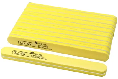 Produktbild von Nagelfeilen für Acrylnägel, Polierfeilen, doppelseitige Schleiffeilen, Manikürefeilen für Naturnägel, professionell