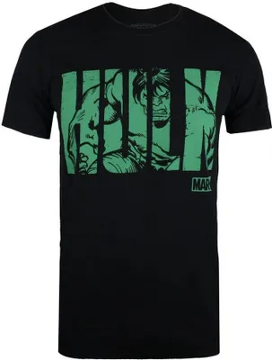 Immagine prodotto di Hulk - Maglietta da uomo TV856 (XL) (Nero/Verde)