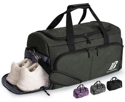 Produktbild von Sporttas 42L Wasserdicht - Wochenendtasche - Reisetasche - Sporttasche mit Schuhfach - Duffel Bag - Fitness/Trainingstasche - Duffelbag