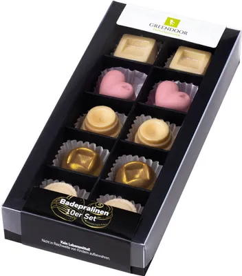 Produktbild von GREENDOOR Geschenk Set XL Badepralinen gemischt