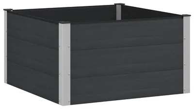 Obrázok produktu pre Vyvýšený záhradný záhon Čierna 100 x 100 x 54 cm