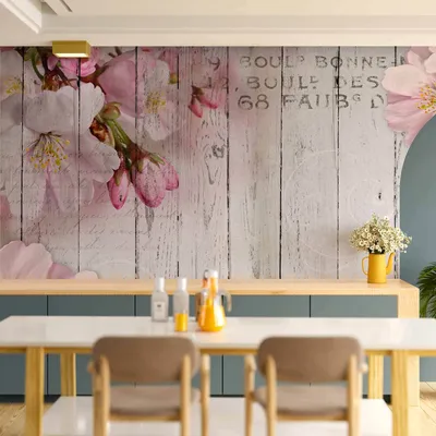 Produktbild von Vlies Fototapete - Apple Blossoms 150x105 cm Blumen b-A-0202-a-b