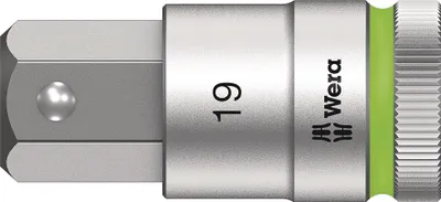 Obrázok produktu pre Wera 05003829001, Pätica, 1/2", Metrický, 1 hlava/hlavy, 19 mm, Chrómovo-vanádová oceľ