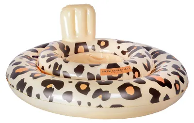 Produktbild von Swim Essentials Baby - Schwimmring - 0-1 Jahr - Beige Leopard