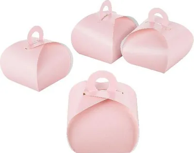 Produktbild von itenga Geschenkbox mit Griff rosa aus Karton