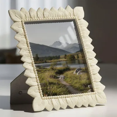 Immagine prodotto di Lampada da soffitto Mauro Ferretti, con supporto per foto, foglio luminoso color crema, dimensioni 15x20 cm
