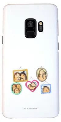 Produktbild von Mr. & Mrs. Panda Samsung Galaxy S9 Handyhülle Igel Familie - Weiß - Geschenk, Mama, Familienleben, Handy Schutzhülle, Bilder, Cover, Muttertag, Hülle, Case