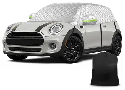 Immagine prodotto di Copertura parziale per auto, adatta a Mini Cooper a 3 porte, dal 2000 al 2024, impermeabile, protezione contro grandine e neve