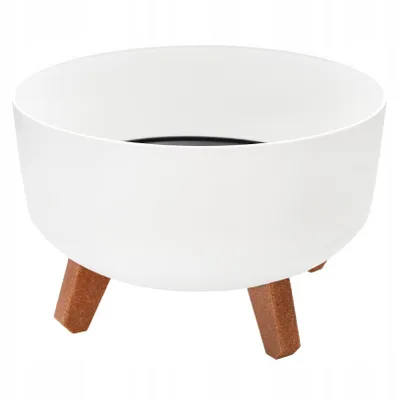 Immagine prodotto di Vaso rotondo su gambe bianco Gracia Low DGRL300L-S449