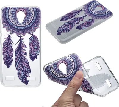 Produktbild von Henna Cover für ZTE Blade A602 Case Schutz Hülle Silikon Traumfänger