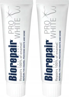 Immagine prodotto di Biorepair | Dentifricio - Dentifricio Pro White - 75 ml - Sbiancamento dentale - Rimineralizzazione - Denti sensibili
