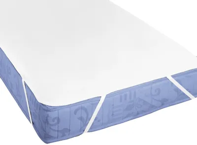 Produktbild von Biberna Molton Matratzenschutzauflage Premium mit Silberausrüstung Größe 180x200 cm weiß