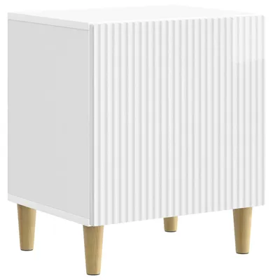 Obrázek produktu pro Noční skříňka Bílá s vysokým leskem 43 x 34,5 x 50 cm