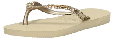 Obrázok produktu pre Havaianas Slim Glitter  Chlapčenské šľapky – béžové – veľkosť 27/28
