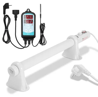 Obrázek produktu pro Ikodm topení pro skleník, 55 W, regulovatelný ochrana proti mrazu, 50 cm, 220–240V