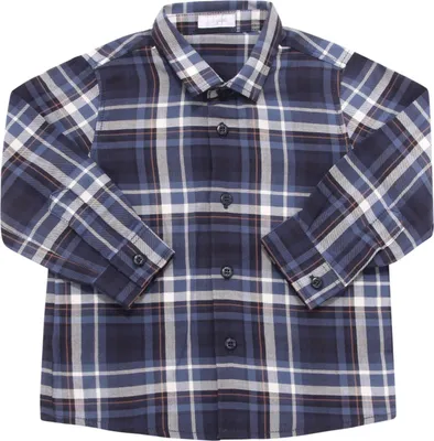 Zdjęcie produktu dla 7909AP camicia bimbo IL GUFO chłopięca koszula dziecięca niebieska