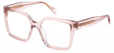 Imagen del producto de Gafas de sol Just Cavalli para mujer, modelo VJC006, color rosa transparente brillante, talla 66