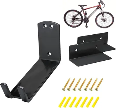 Productafbeelding van Fietsenwandbeugel 32 kg, stalen fietshouder, voor e-bike
