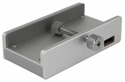 Zdjęcie produktu dla DeLOCK 64046, USB 3.2 Gen 1 (3.1 Gen 1) Type-A, USB 3.2 Gen 1 (3.1 Gen 1) Type-A, 5000 Mbit/s, Srebrny, Metal, Windows 10, Windows 10 Education, Windows 10 Education x64, Windows 10 Enterprise, Windows 10...