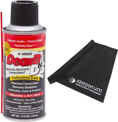 Immagine prodotto di Caig DeoxIT DN5S-6N spray per contatti con panno in microfibra