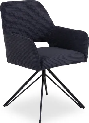 Produktbild von Polsterstuhl SANSIBAR HORUM BHT 57x88x63 cm grau Esszimmerstuhl