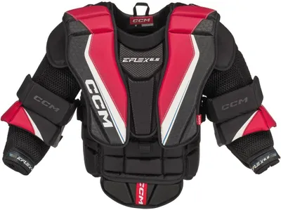 Produktbild von CCM EFlex 6 Goalie Brustpanzer Senior, Größe:L, Farbe:schwarz/rot/weiß