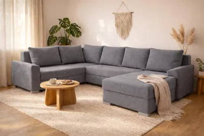Obrázek produktu pro Sedací souprava do U SOFIRA - šedá