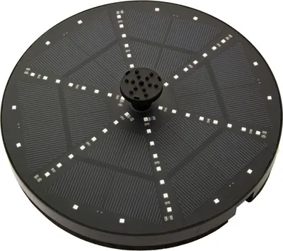 Zdjęcie produktu dla Fontanna solarna z pompą ogrodową 4iQ Solaria FI 200 mm, 60 diod LED