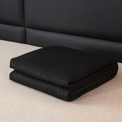 Produktbild von FEBE Narzuta na łóżko Narzuta na łóżko 240x220 cm czarny Koc na sofę Koc na sofę Puszysty koc z mikrofibry do dekoracji pokoju