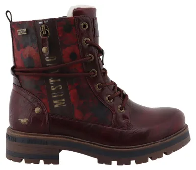 Image de Mustang Dames Élégant Bottine 15M0042013 rouge