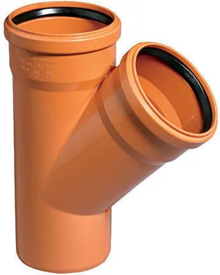 Immagine prodotto di KG Einfachabzweig  110 / 110 mm 45 Grad