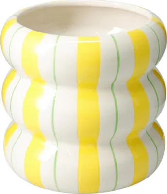 Obrázek produktu pro Keramický obal LINJE, 14 cm - žlutý