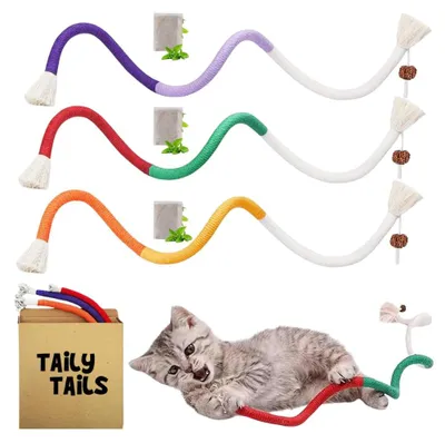 Katzenspielzeug Fisch, 3 Stück, mit Katzenminze und Glocke