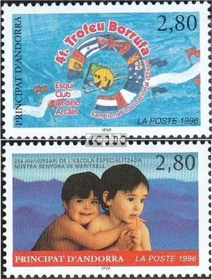 Produktbild von Briefmarken Andorra - Französische Post 1996 Mi 488,490 (kompl.Ausg.) postfrisch Skimeisterschaft